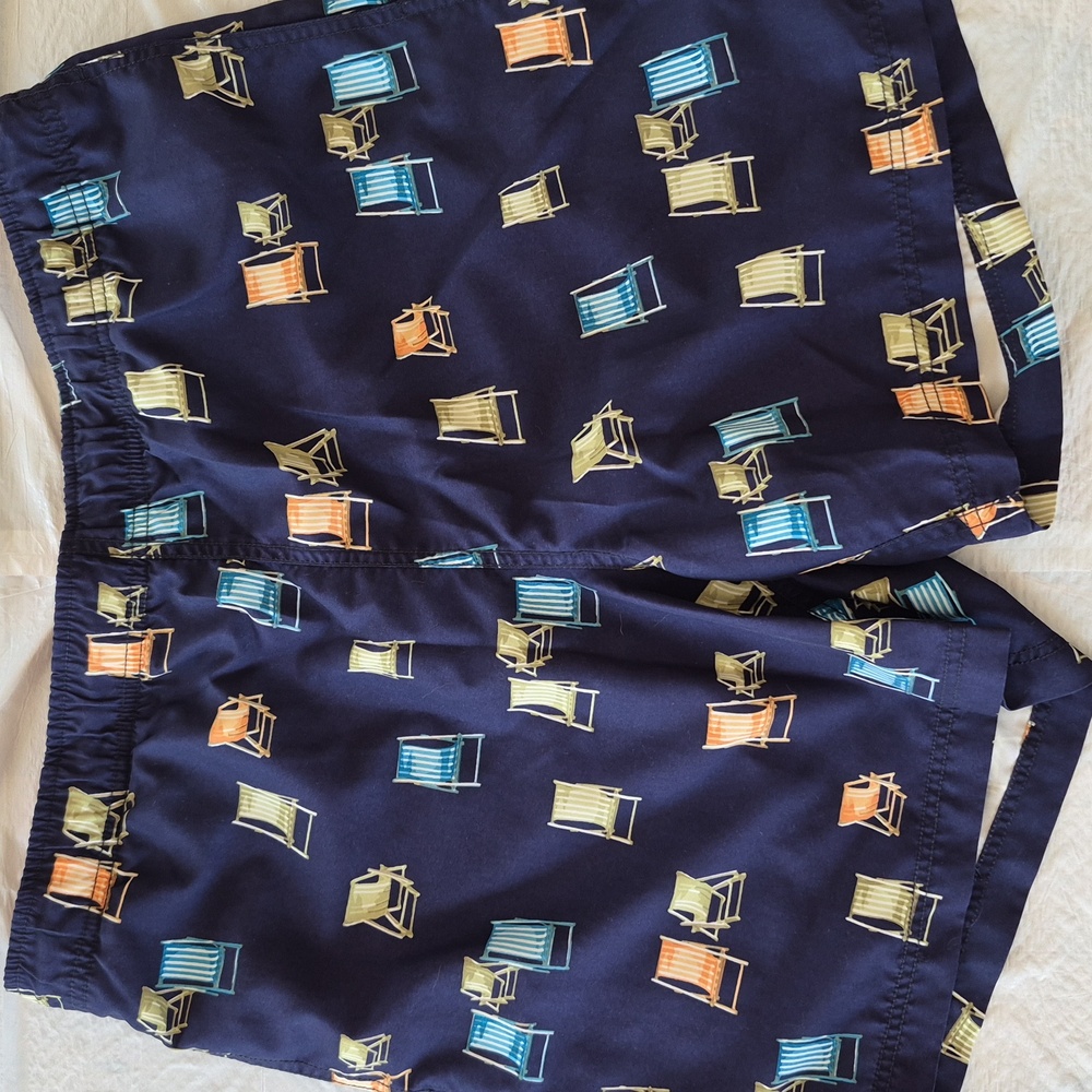 Nautica Beach Chairs Print Swim Shorts